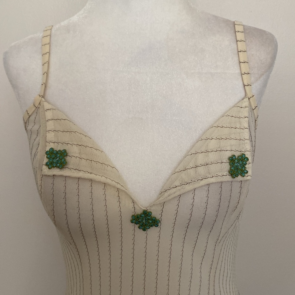 Vintage 90’s Intimissi sheer pin stripe cami - Picture 8 of 11